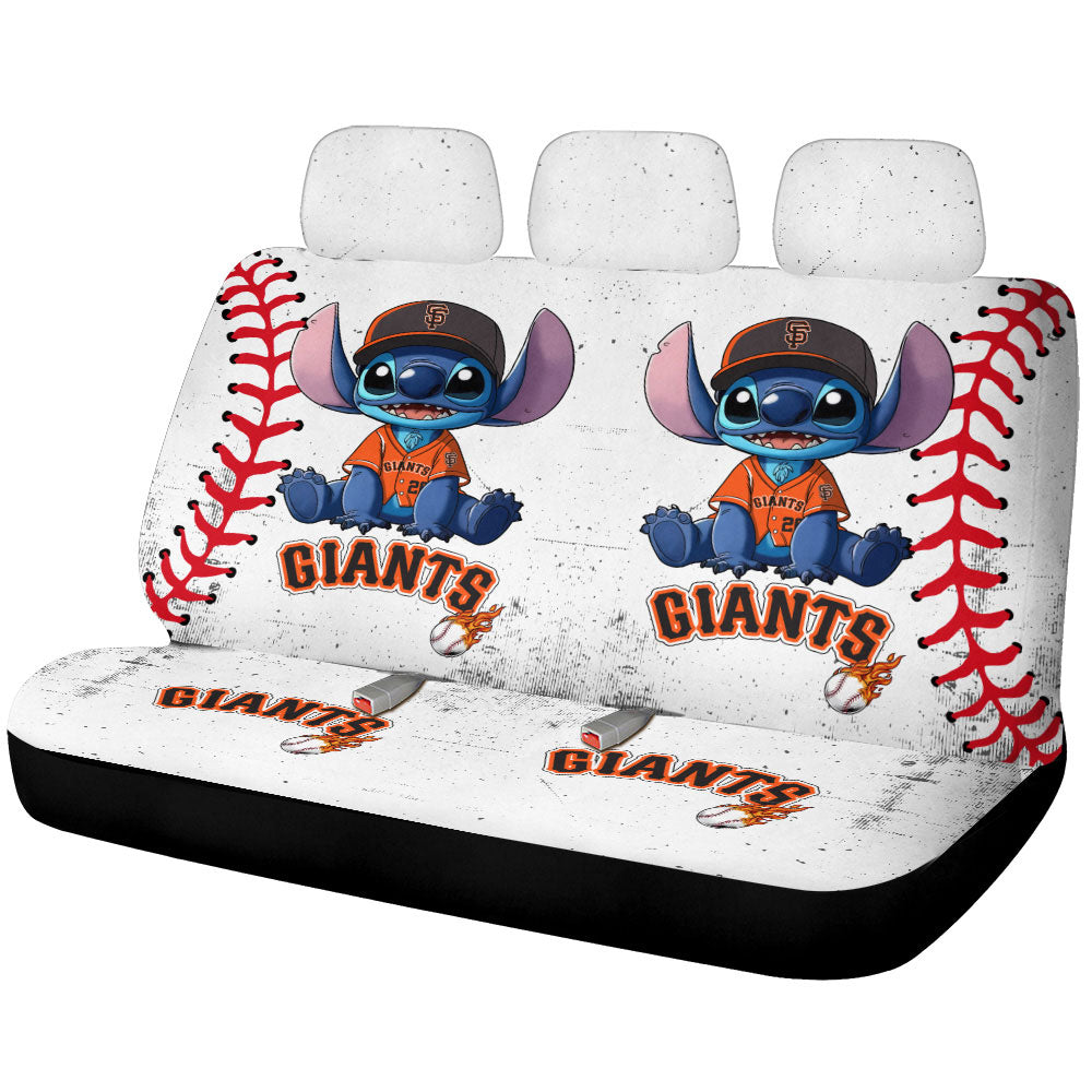 San Francisco Giants Car Back Seat Covers Stitch Theme Collection - Gearcarcover - 1