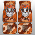 San Francisco Giants Car Floor Mats Skull Theme Collection - Gearcarcover - 1