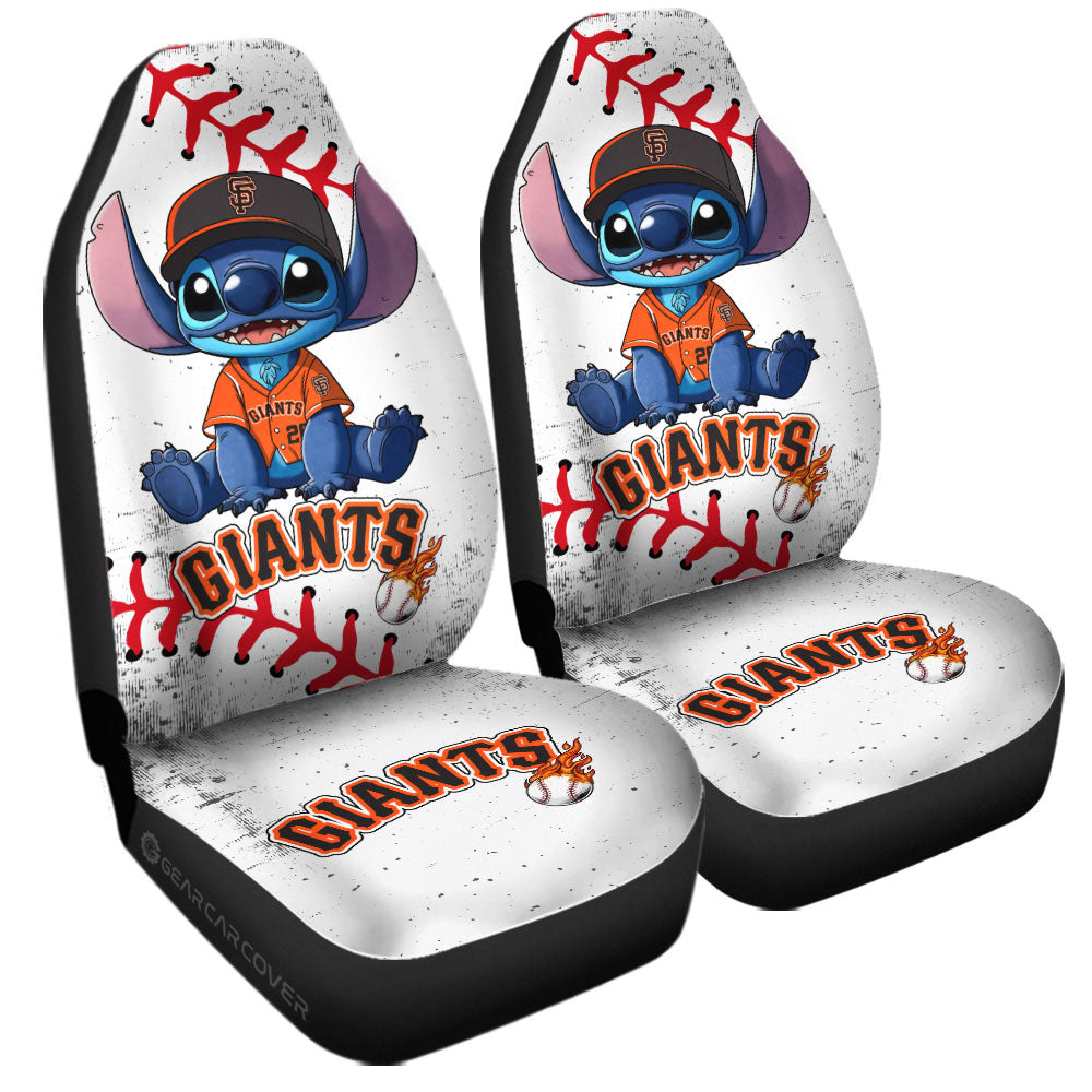 San Francisco Giants Car Seat Covers Stitch Theme Collection - Gearcarcover - 3