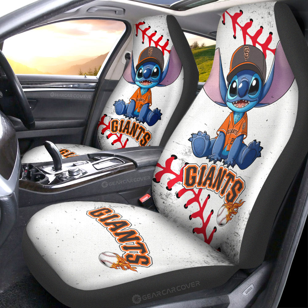 San Francisco Giants Car Seat Covers Stitch Theme Collection - Gearcarcover - 1