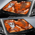 San Francisco Giants Car Sunshade Skull Theme Collection - Gearcarcover - 2