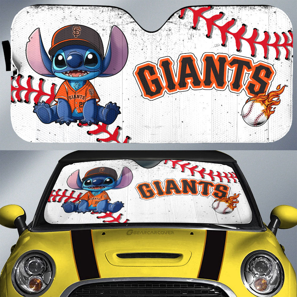 San Francisco Giants Car Sunshade Stitch Theme Collection - Gearcarcover - 1