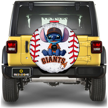 San Francisco Giants Spare Tire Covers Camera Hole Stitch Theme Collection - Gearcarcover - 1