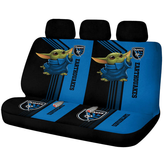 San Jose Earthquakes Car Back Seat Covers Custom Car Accessories - Gearcarcover - 1