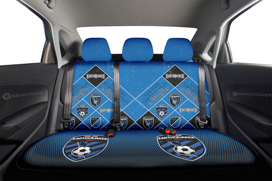 San Jose Earthquakes Car Back Seat Covers Sporty Team Collection - Gearcarcover - 2