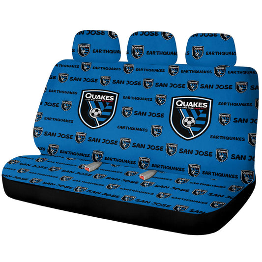 San Jose Earthquakes Car Back Seat Covers Sporty Team Collection - Gearcarcover - 1