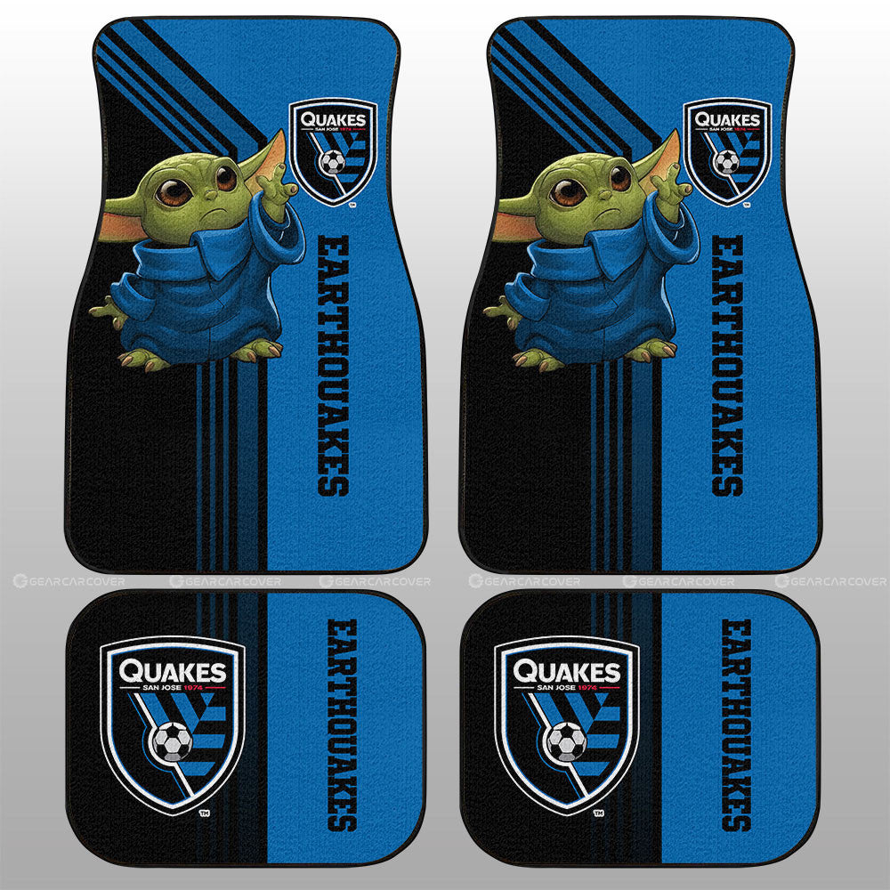San Jose Earthquakes Car Floor Mats Custom Car Accessories - Gearcarcover - 1