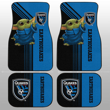 San Jose Earthquakes Car Floor Mats Custom Car Accessories - Gearcarcover - 1