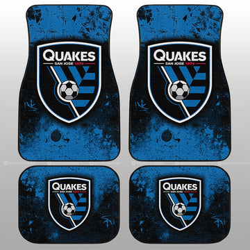 San Jose Earthquakes Car Floor Mats Custom Car Accessories - Gearcarcover - 1