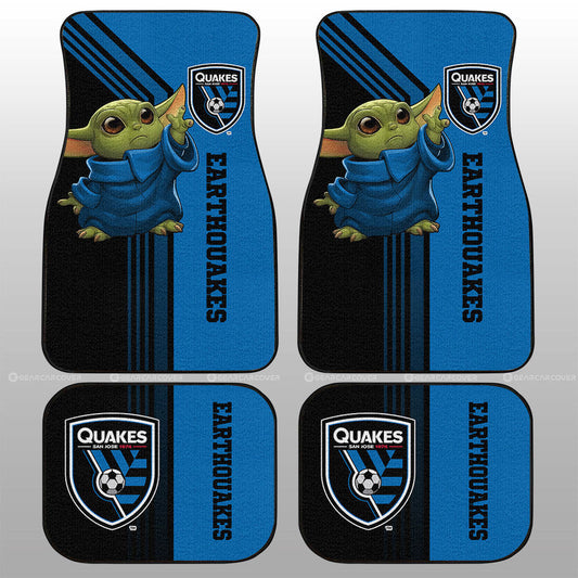 San Jose Earthquakes Car Floor Mats Custom Car Accessories - Gearcarcover - 1