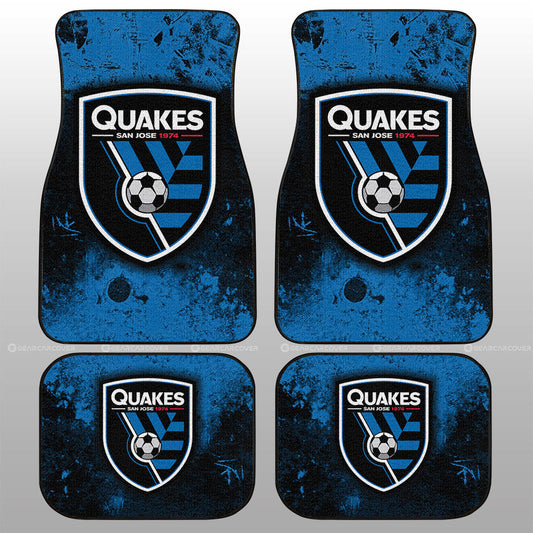 San Jose Earthquakes Car Floor Mats Custom Car Accessories - Gearcarcover - 1