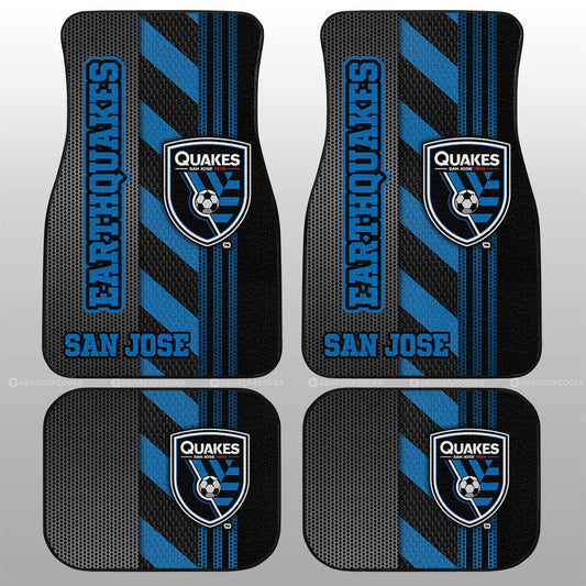 San Jose Earthquakes Car Floor Mats Custom Car Accessories - Gearcarcover - 1