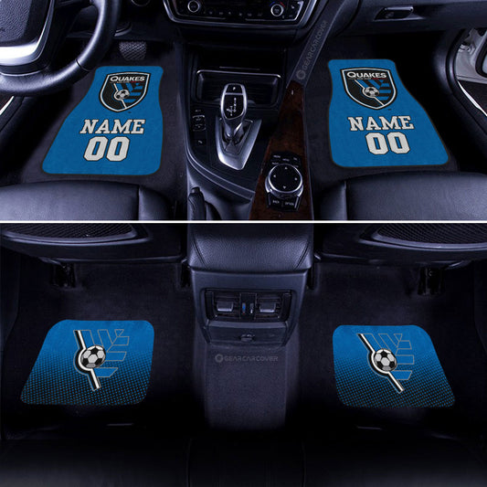 San Jose Earthquakes Car Floor Mats Sporty Team Collection - Gearcarcover - 2
