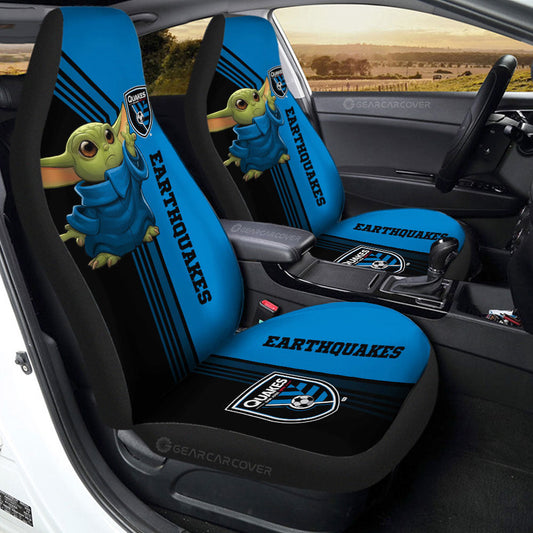 San Jose Earthquakes Car Seat Covers Baby Yoda Car Accessories - Gearcarcover - 2