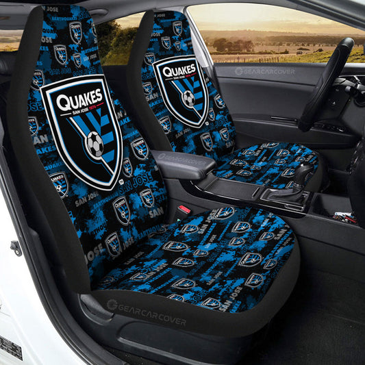 San Jose Earthquakes Car Seat Covers Custom Car Accessories - Gearcarcover - 2