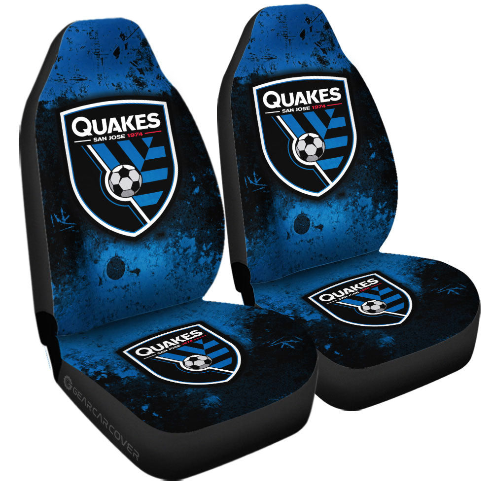 San Jose Earthquakes Car Seat Covers Custom Car Accessories - Gearcarcover - 3