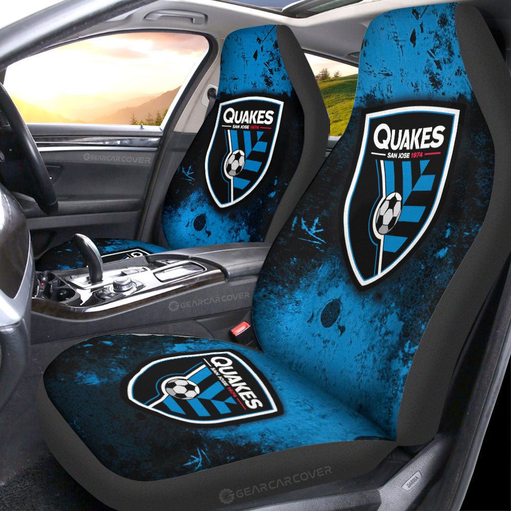 San Jose Earthquakes Car Seat Covers Custom Car Accessories - Gearcarcover - 1