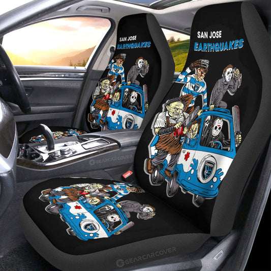 San Jose Earthquakes Car Seat Covers Custom Car Accessories - Gearcarcover - 1