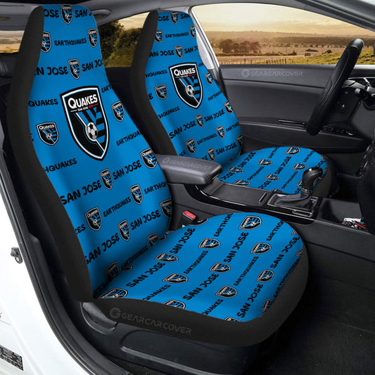 San Jose Earthquakes Car Seat Covers Sporty Team Collection - Gearcarcover - 2