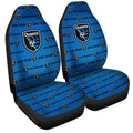 San Jose Earthquakes Car Seat Covers Sporty Team Collection - Gearcarcover - 3