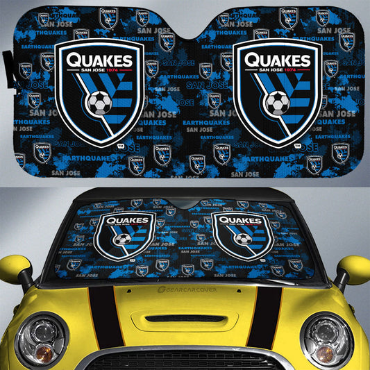 San Jose Earthquakes Car Sunshade Custom Car Accessories - Gearcarcover - 1