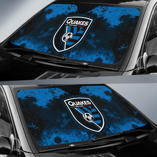 San Jose Earthquakes Car Sunshade Custom Car Accessories - Gearcarcover - 2