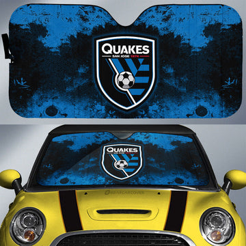 San Jose Earthquakes Car Sunshade Custom Car Accessories - Gearcarcover - 1