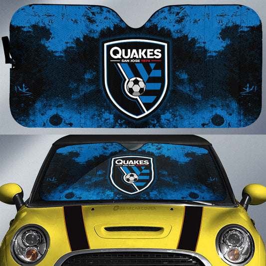 San Jose Earthquakes Car Sunshade Custom Car Accessories - Gearcarcover - 1