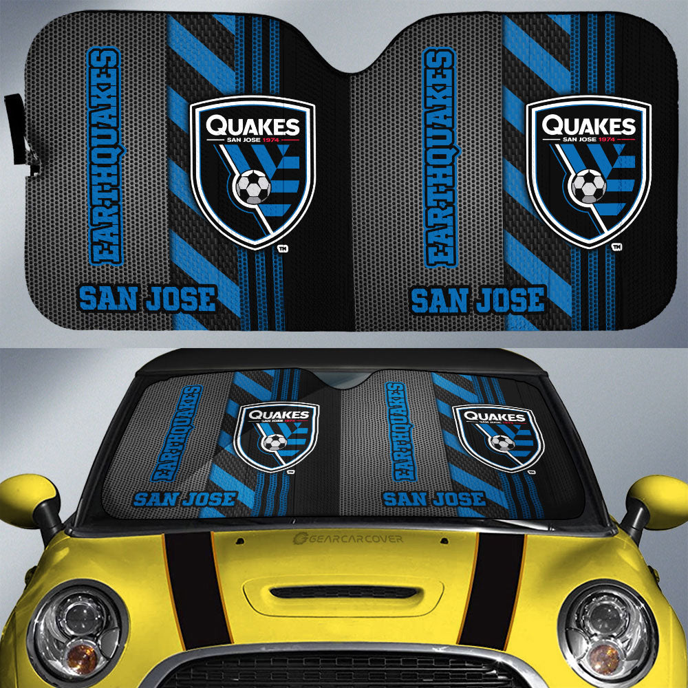 San Jose Earthquakes Car Sunshade Custom Car Accessories - Gearcarcover - 1