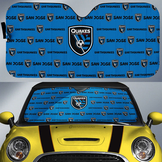 San Jose Earthquakes Car Sunshade Sporty Team Collection - Gearcarcover - 1