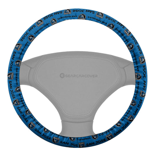 San Jose Earthquakes Steering Wheel Cover Sporty Team Collection - Gearcarcover - 2