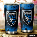 San Jose Earthquakes Tumbler Cup Custom Car Accessories - Gearcarcover - 2