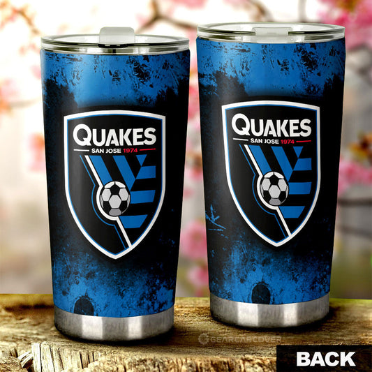 San Jose Earthquakes Tumbler Cup Custom Car Accessories - Gearcarcover - 2