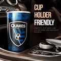 San Jose Earthquakes Tumbler Cup Custom Car Accessories - Gearcarcover - 3