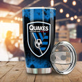 San Jose Earthquakes Tumbler Cup Custom Car Accessories - Gearcarcover - 1