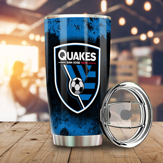 San Jose Earthquakes Tumbler Cup Custom Car Accessories - Gearcarcover - 1