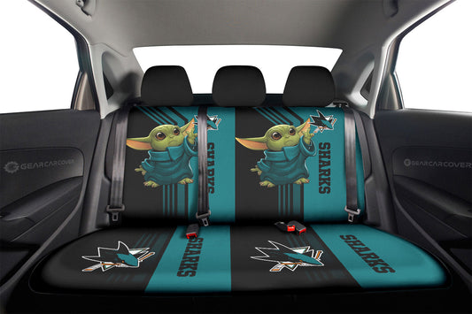 San Jose Sharks Car Back Seat Covers Custom Car Accessories - Gearcarcover - 2