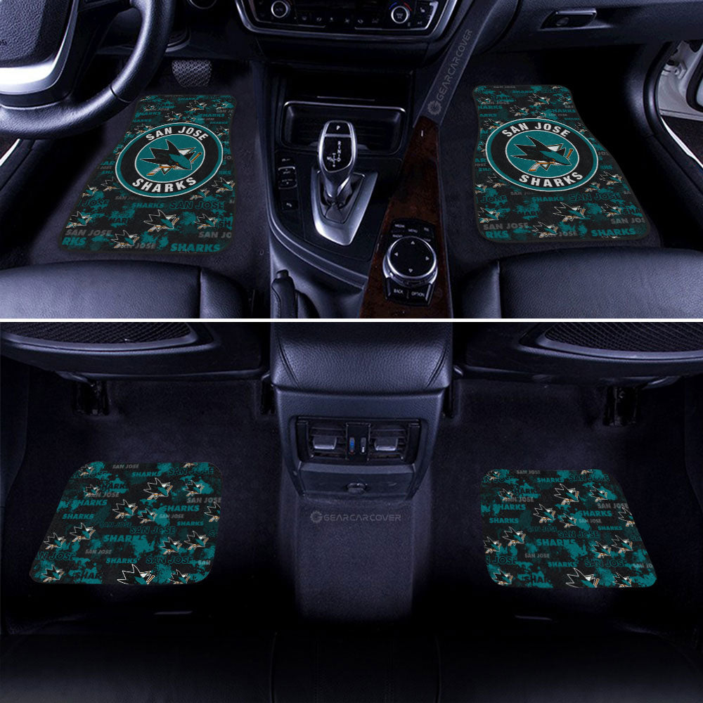 San Jose Sharks Car Floor Mats Custom Car Accessories - Gearcarcover - 2