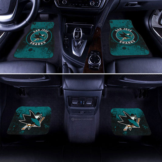 San Jose Sharks Car Floor Mats Custom Car Accessories - Gearcarcover - 2