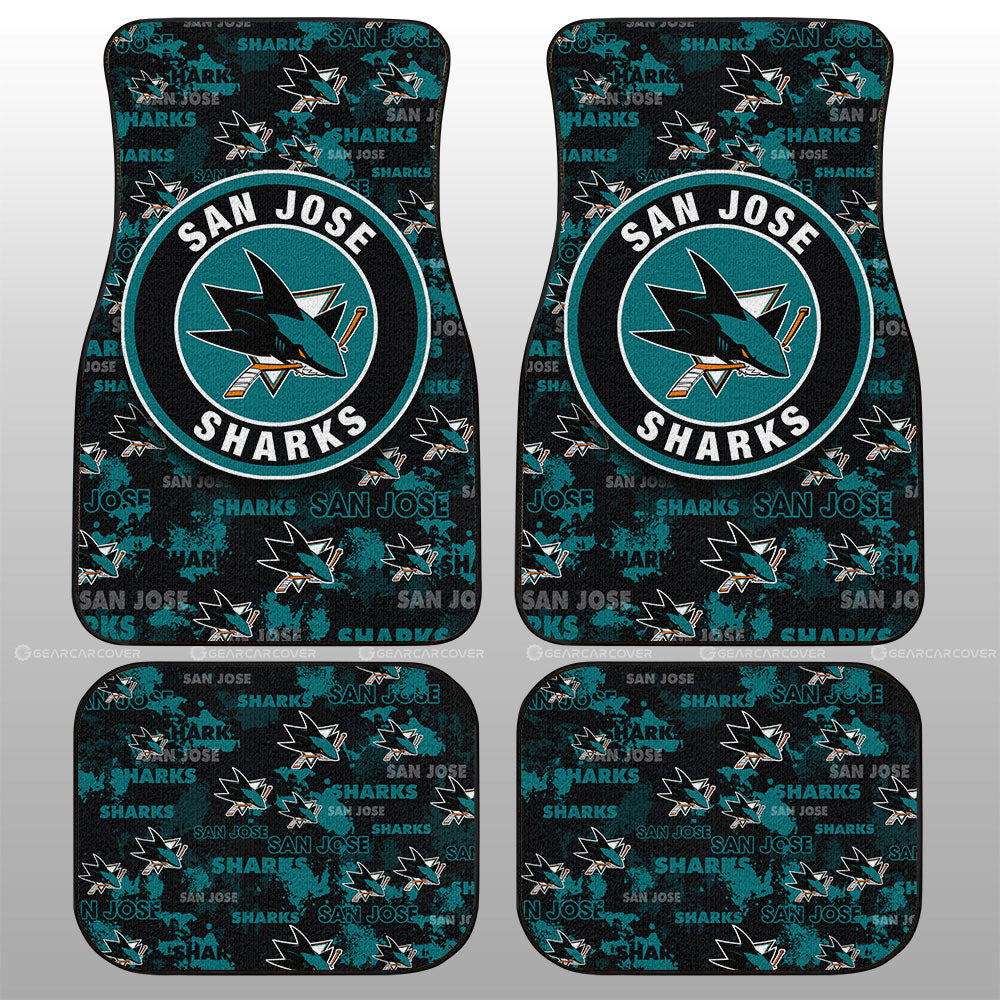 San Jose Sharks Car Floor Mats Custom Car Accessories - Gearcarcover - 1