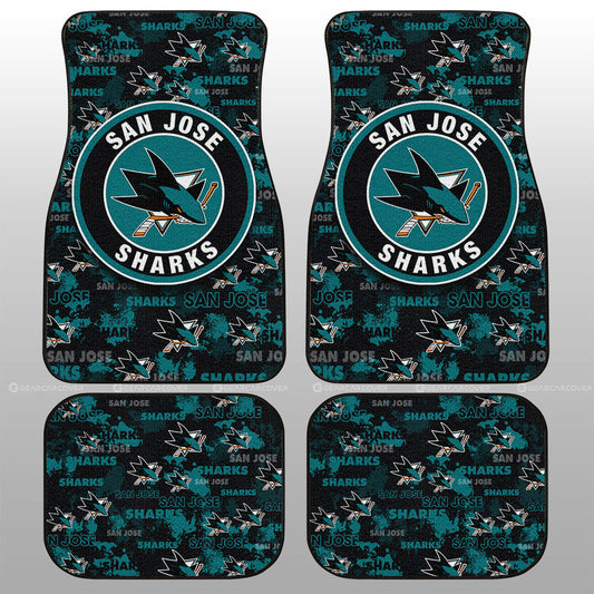 San Jose Sharks Car Floor Mats Custom Car Accessories - Gearcarcover - 1