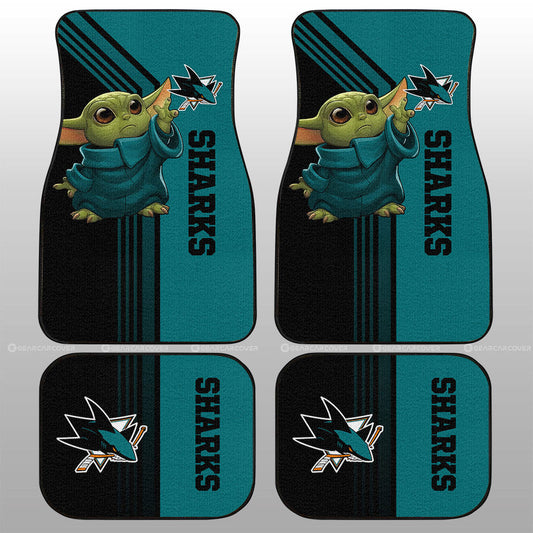 San Jose Sharks Car Floor Mats Custom Car Accessories - Gearcarcover - 1