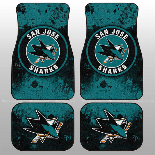 San Jose Sharks Car Floor Mats Custom Car Accessories - Gearcarcover - 1