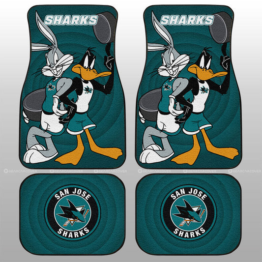 San Jose Sharks Car Floor Mats Custom Car Accessories - Gearcarcover - 1