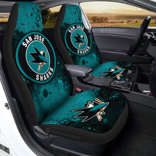 San Jose Sharks Car Seat Covers Custom Car Accessories - Gearcarcover - 2