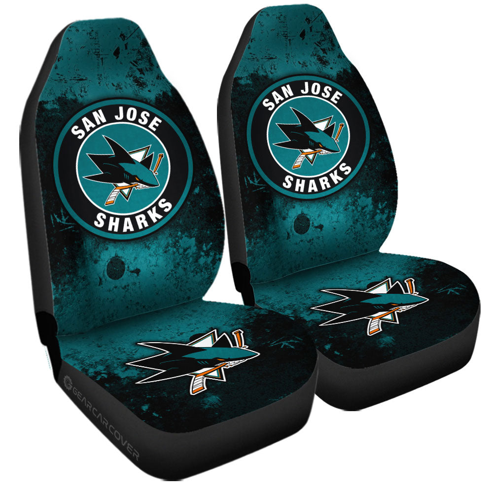 San Jose Sharks Car Seat Covers Custom Car Accessories - Gearcarcover - 3