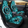 San Jose Sharks Car Seat Covers Custom Tie Dye Car Accessories - Gearcarcover - 2