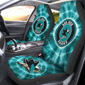 San Jose Sharks Car Seat Covers Custom Tie Dye Car Accessories - Gearcarcover - 1