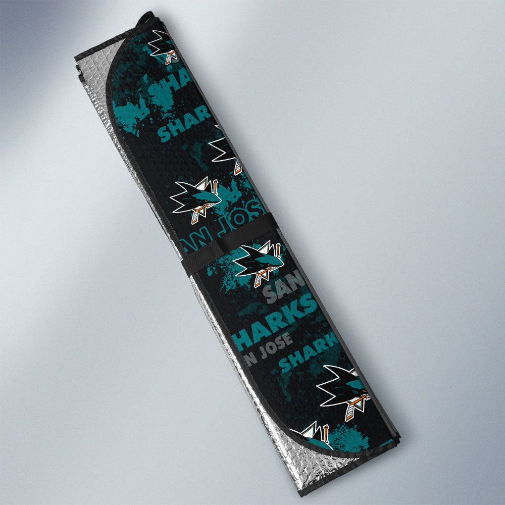 San Jose Sharks Car Sunshade Custom Car Accessories - Gearcarcover - 3