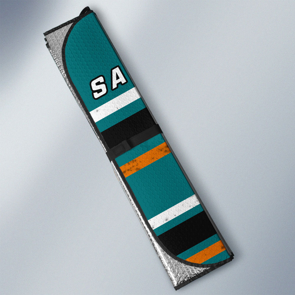 San Jose Sharks Car Sunshade Custom Car Accessories - Gearcarcover - 3